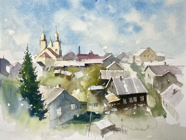 Крыши Себежа